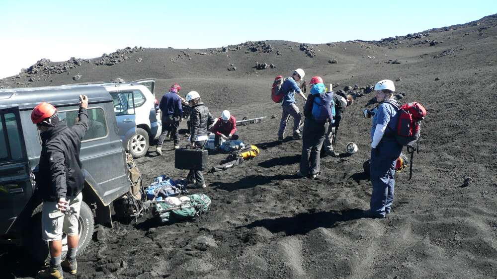 Env students on a field trip