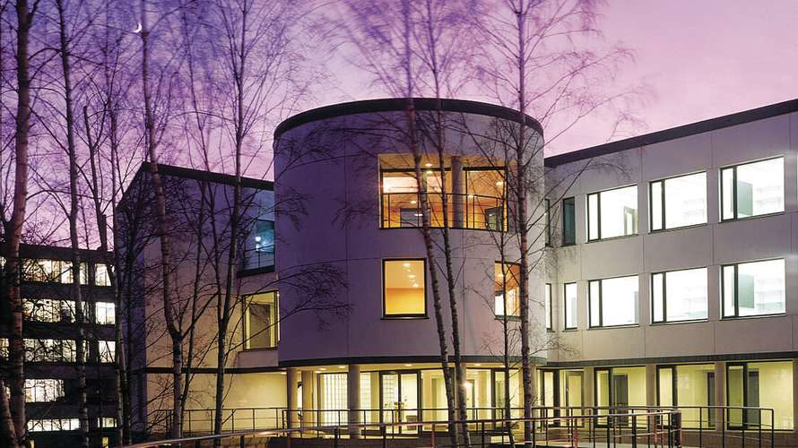 Queens Building at Night