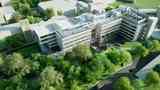 The new Lasdun Building plan from above.