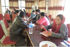group of people meeting