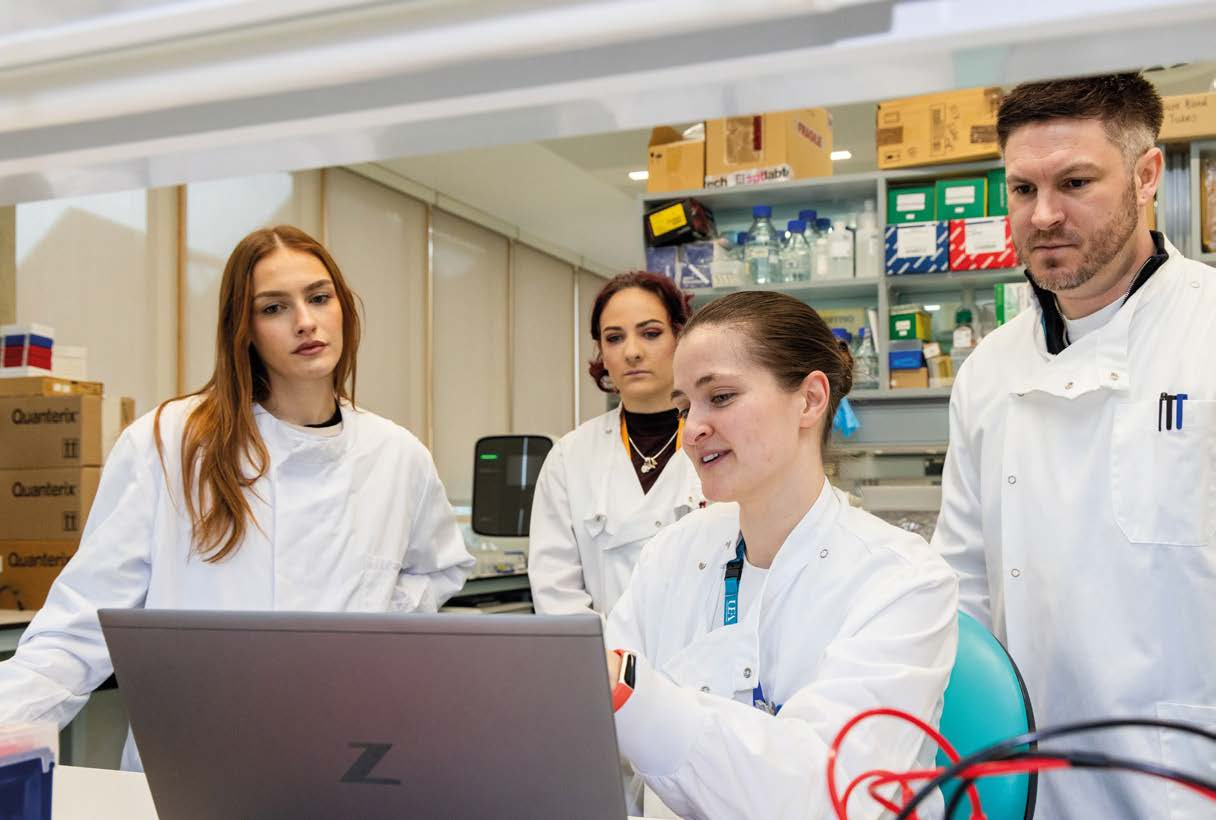 Paediatric cancer research team