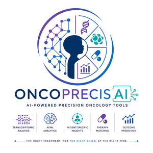 Logo for Oncoprecis AI powered oncology toolset
