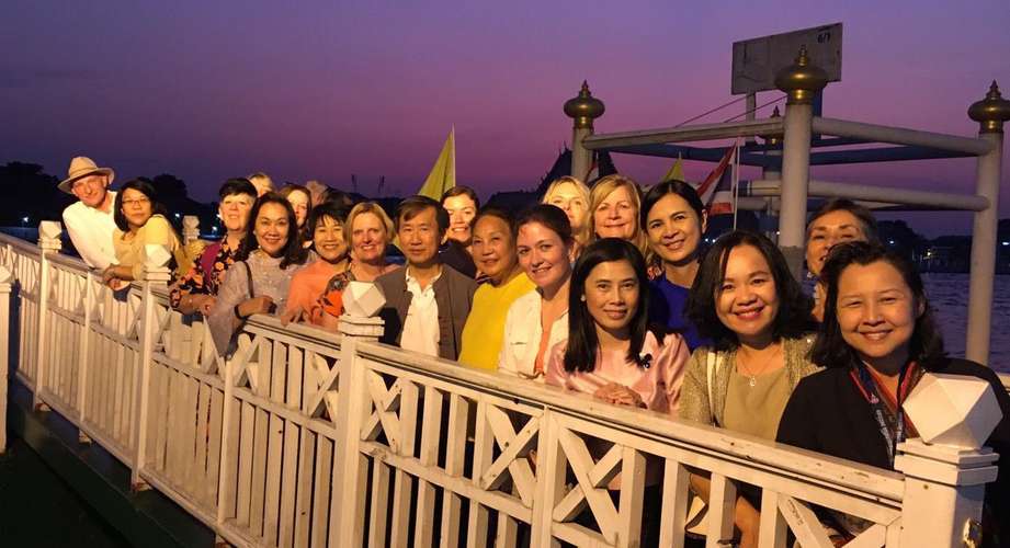 School of Health Scientist academics with delegates in Bankok