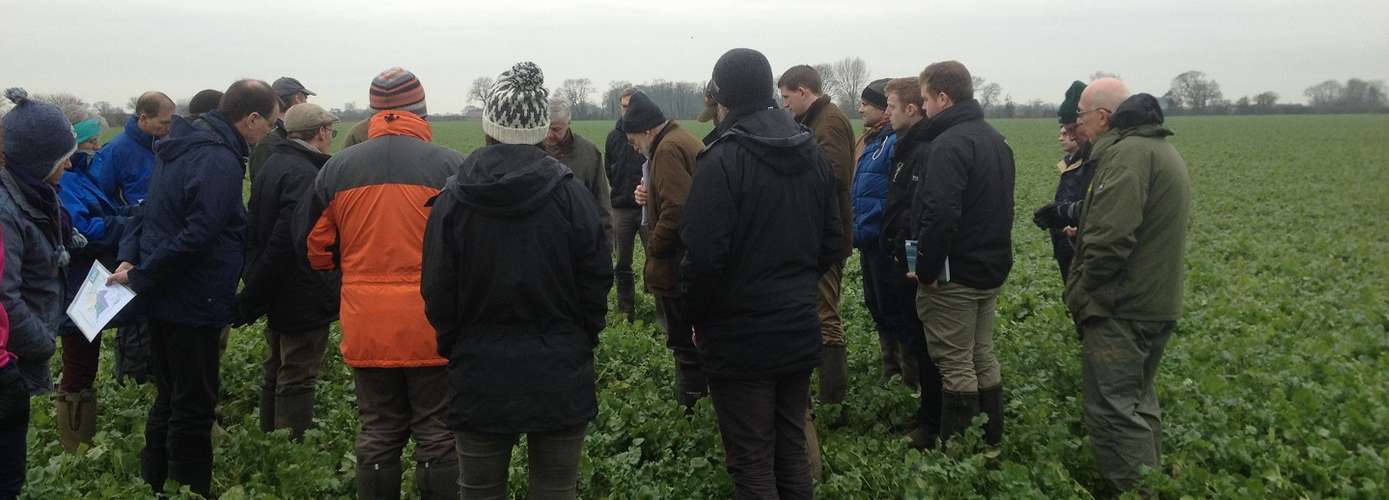 Wensum Alliance on farm visit