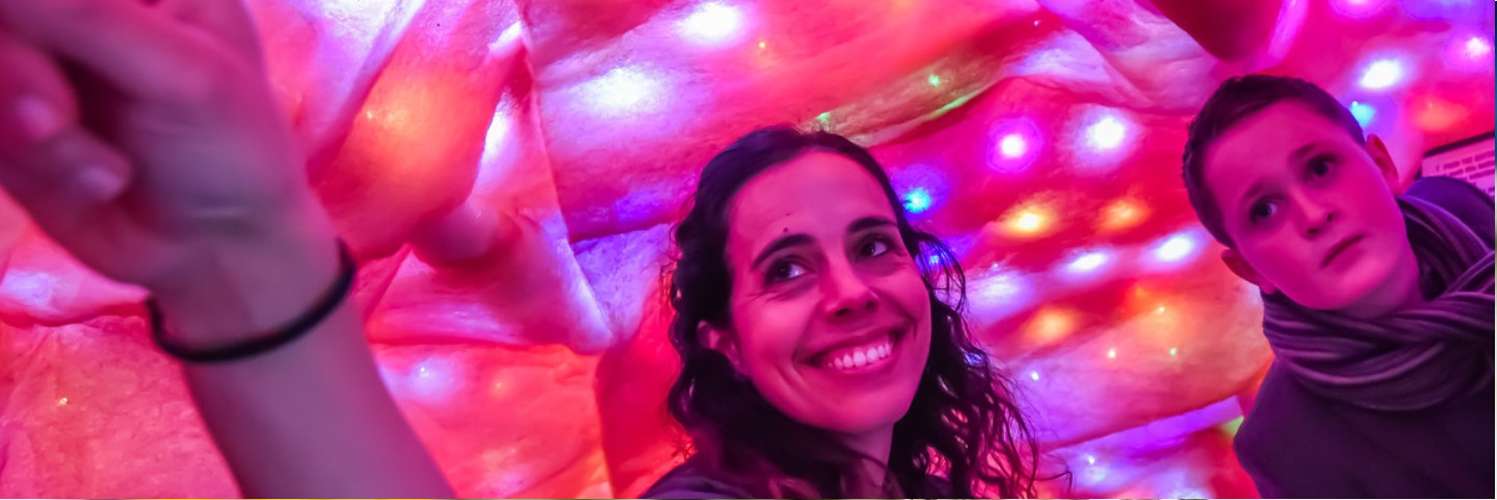 Peolpe in the gut at Norwich Science Festival