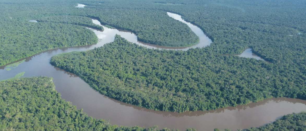 Overhunting-threatens-rainforest-aerial-view-of-river