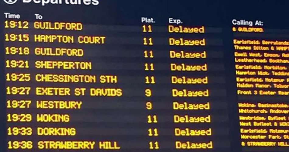 Trains Information Board 
