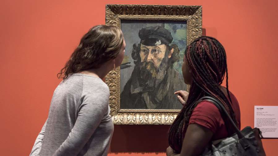Art History and World Art Studies Students in the Sainsbury Centre for Visual Arts