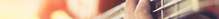 close up of electric guitar