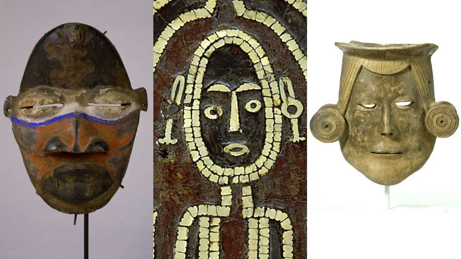 Three faces from the Sainsbury collection