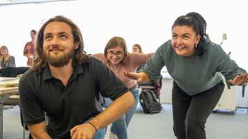 PGCE trainee teachers in workshop