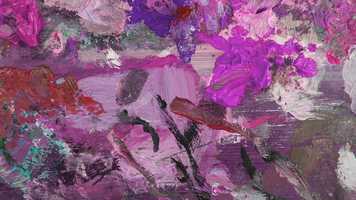 purple paint on palette