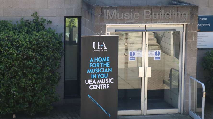 Music Centre - Facilities - UEA Music Centre front