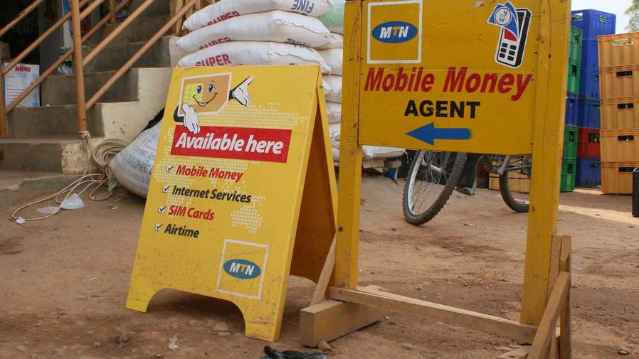 Mobile money agent sign