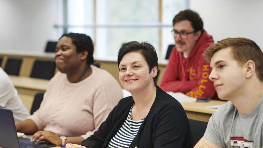 Students in a lecture