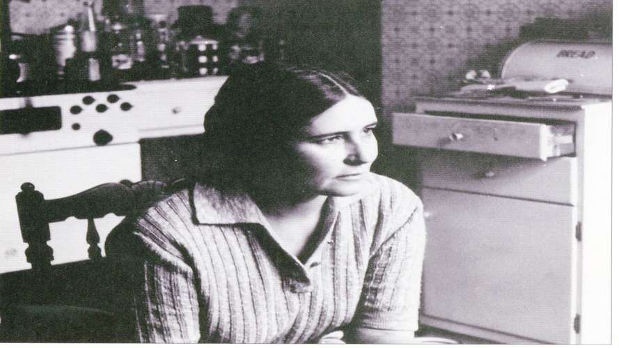 Doris Lessing in kitchen - Doris Lessing 100