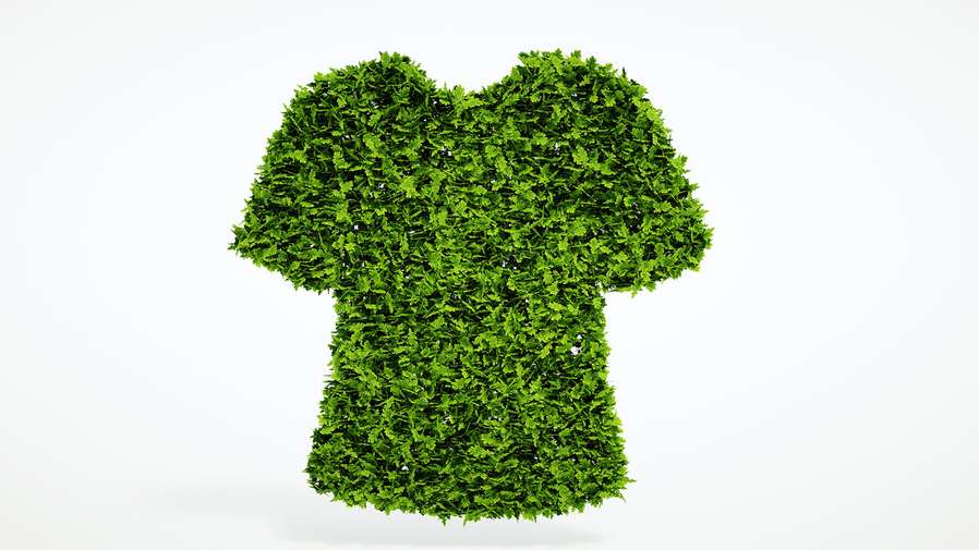 shirt made out of leaves