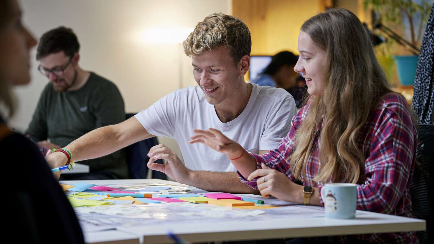 Business students in a seminar