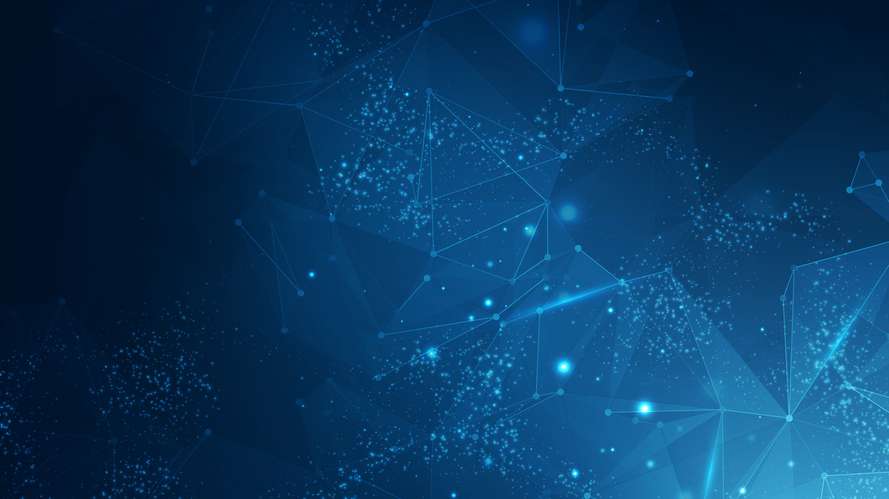 Abstract polygonal space