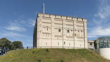 Norwich Castle in the Sun