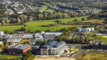 Aerial view of Norwich Research Park