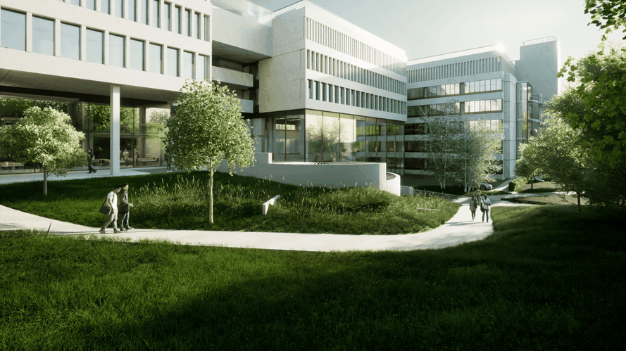 Lasdun Wall CG model