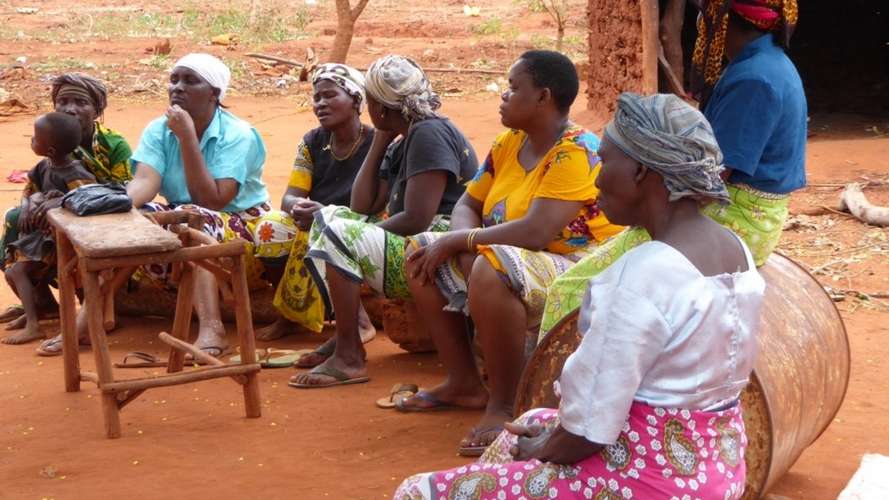 Women in self-help group in Kenya