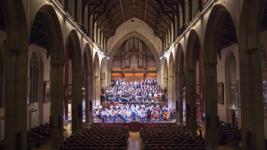 Music Centre - Get Involved - Choir singing in church