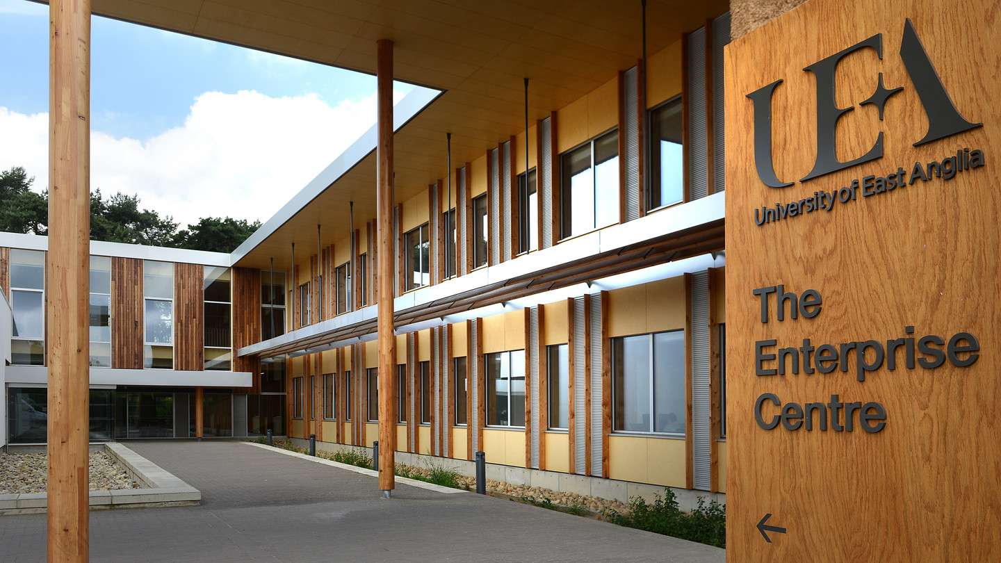 External shot of UEA's Enterprise Centre