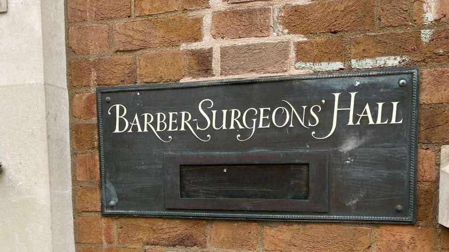Barber Surgeon Hall letterbox