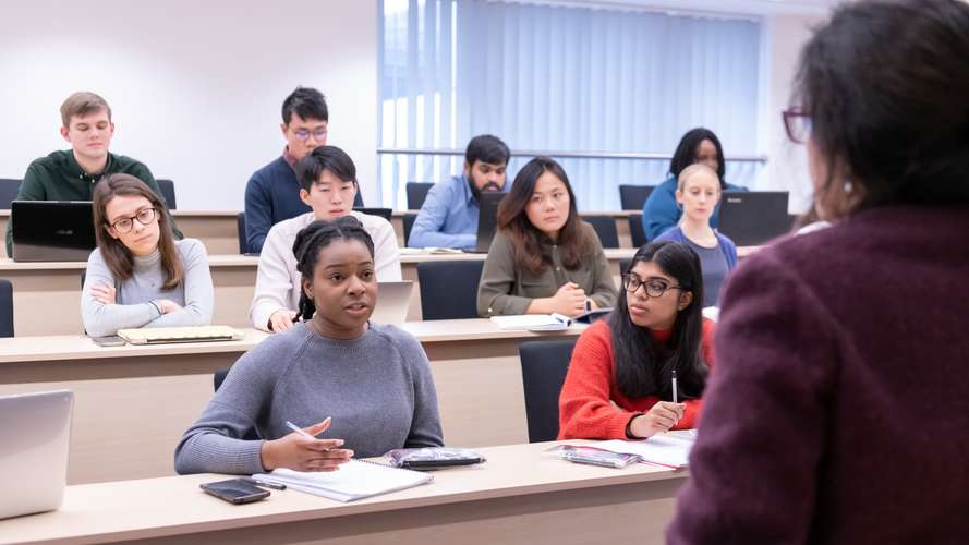 postgraduate mature students in seminar