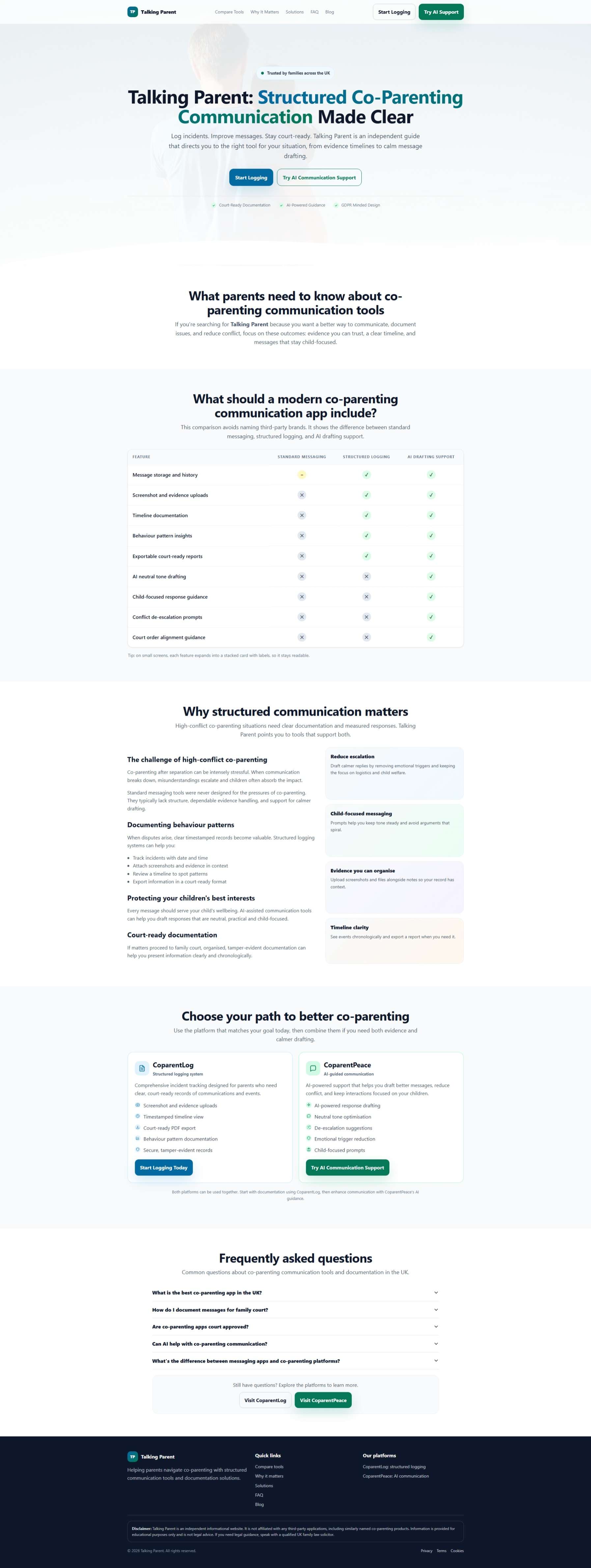 screenshot of talking parent