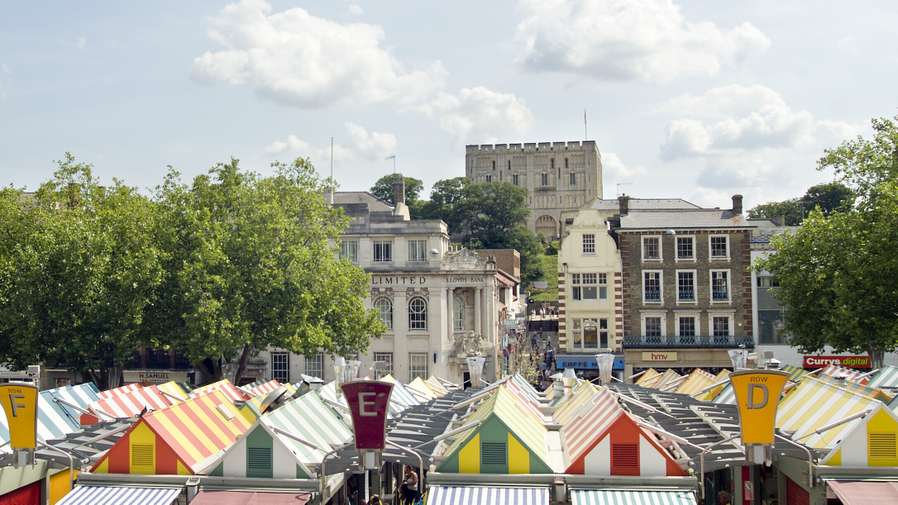 A photo of Norwich Market