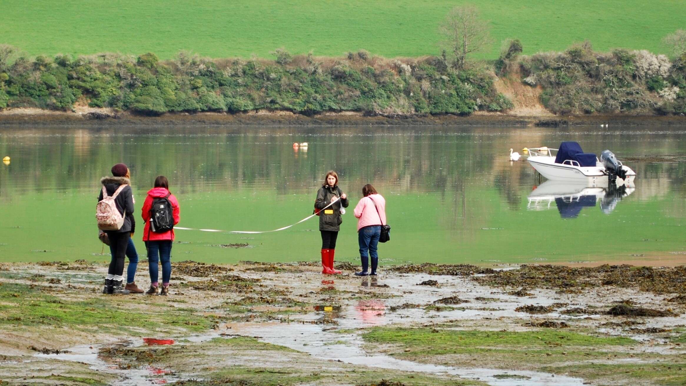Env students on a field trip