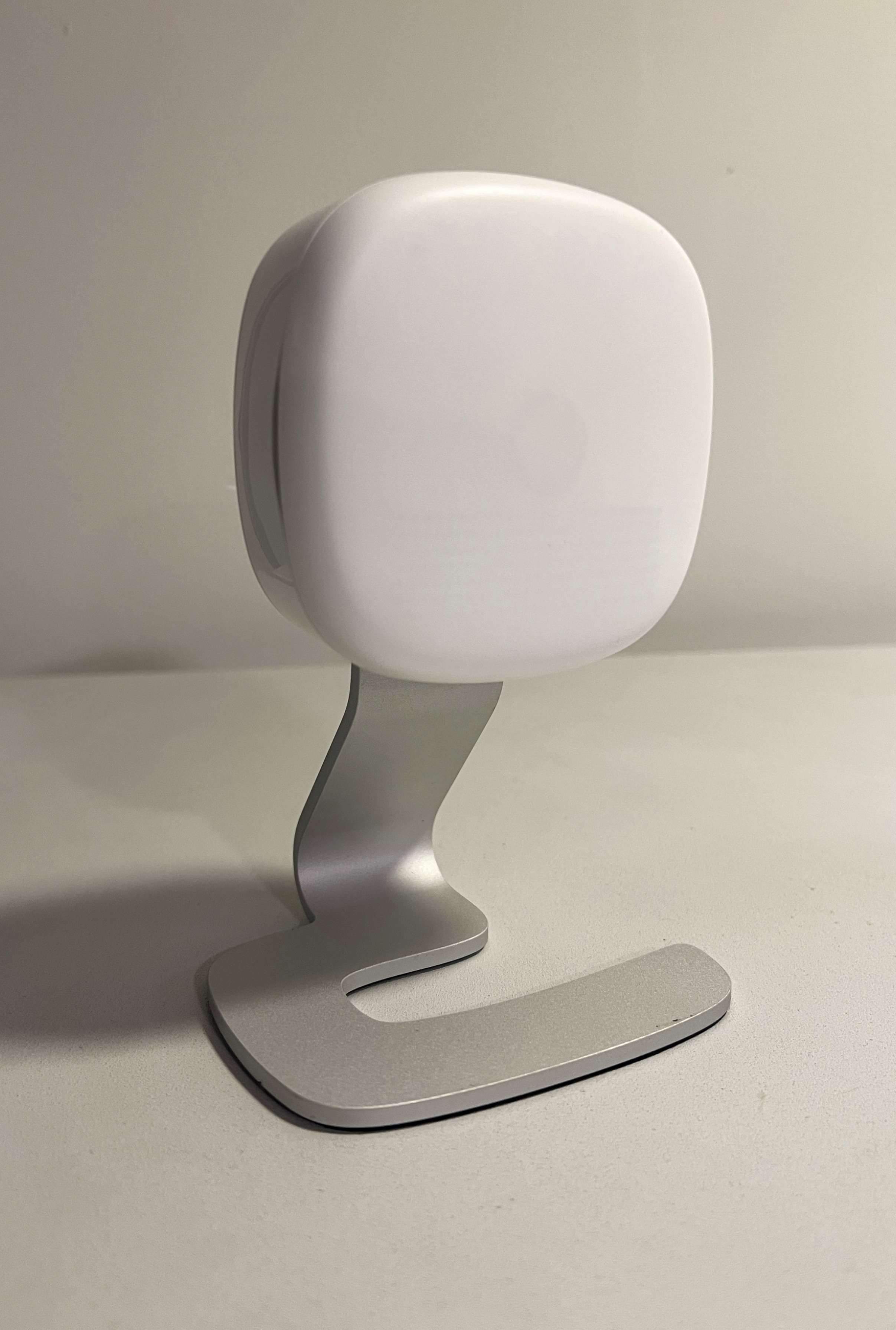 Grey electronic device used for tracking sleep