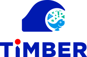 Logo for TiMBER project with wave and marine life image