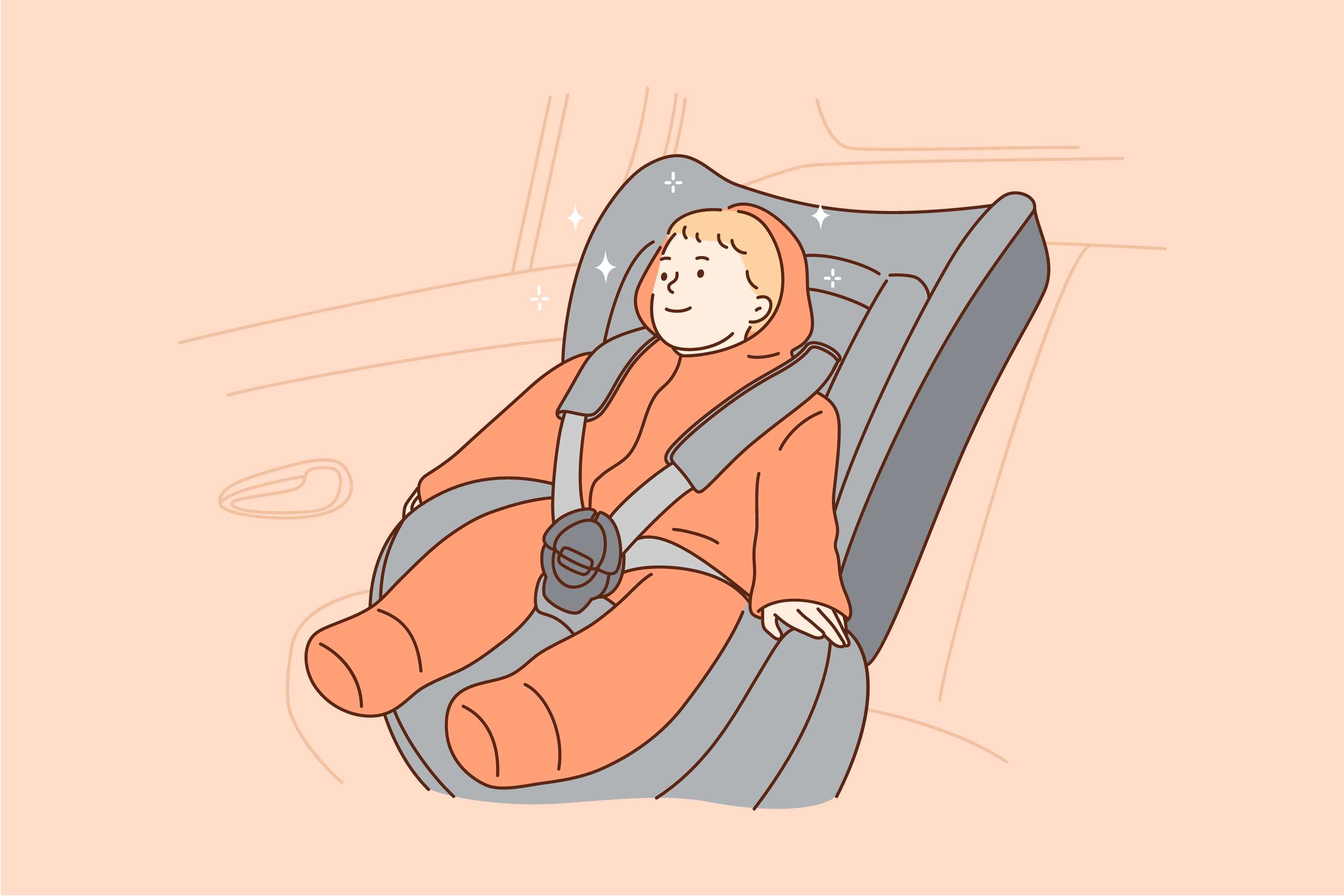 Image of child in car seat