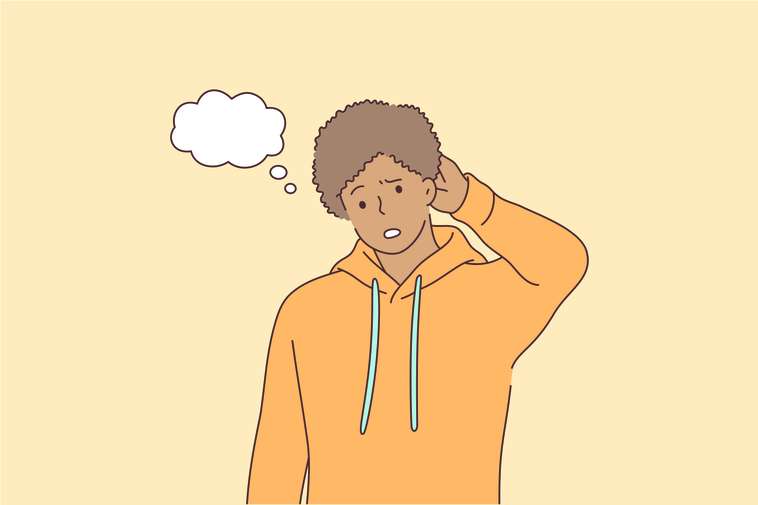 confused man