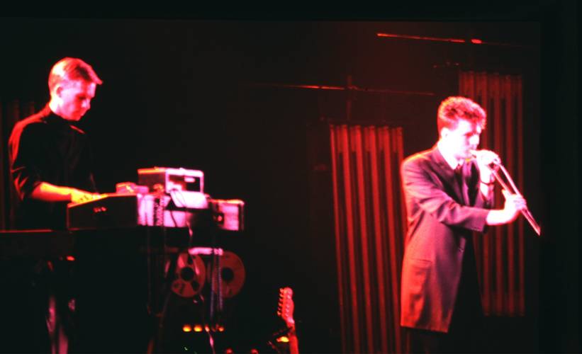 Blancmange playing uea in 1982