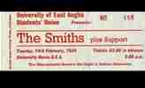 smiths gig ticket