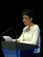 Tessa McWatt speaking and presenting