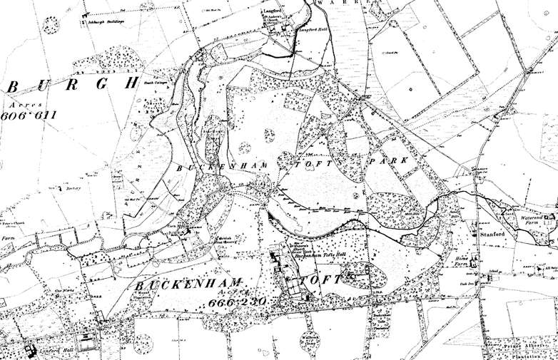 Map of Buckenham