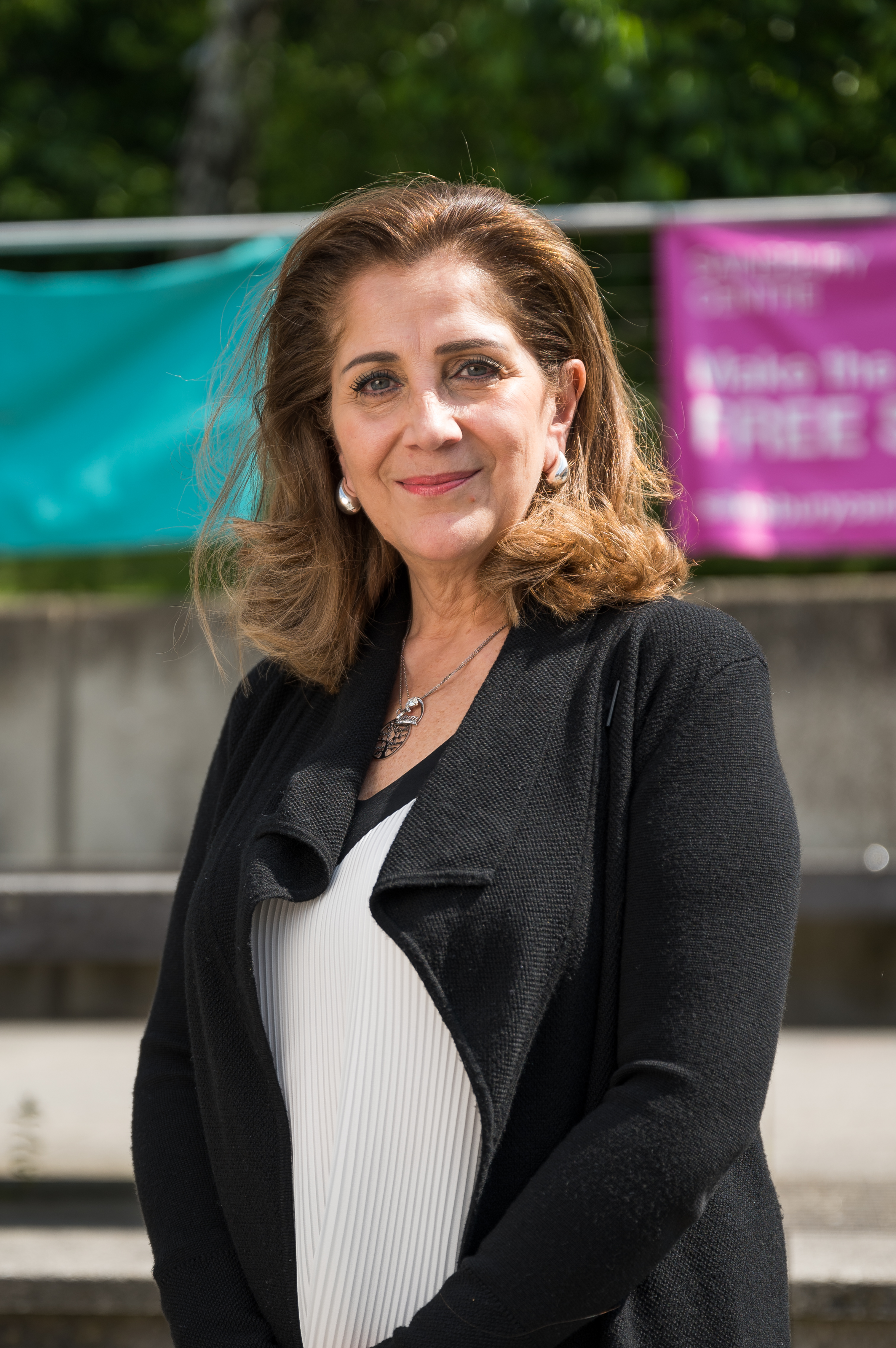 Staff member standing at UEA