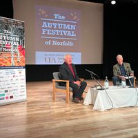 Simon Schama interviewed at UEA in September 2024