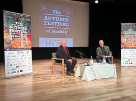 Simon Schama interviewed at UEA in September 2024