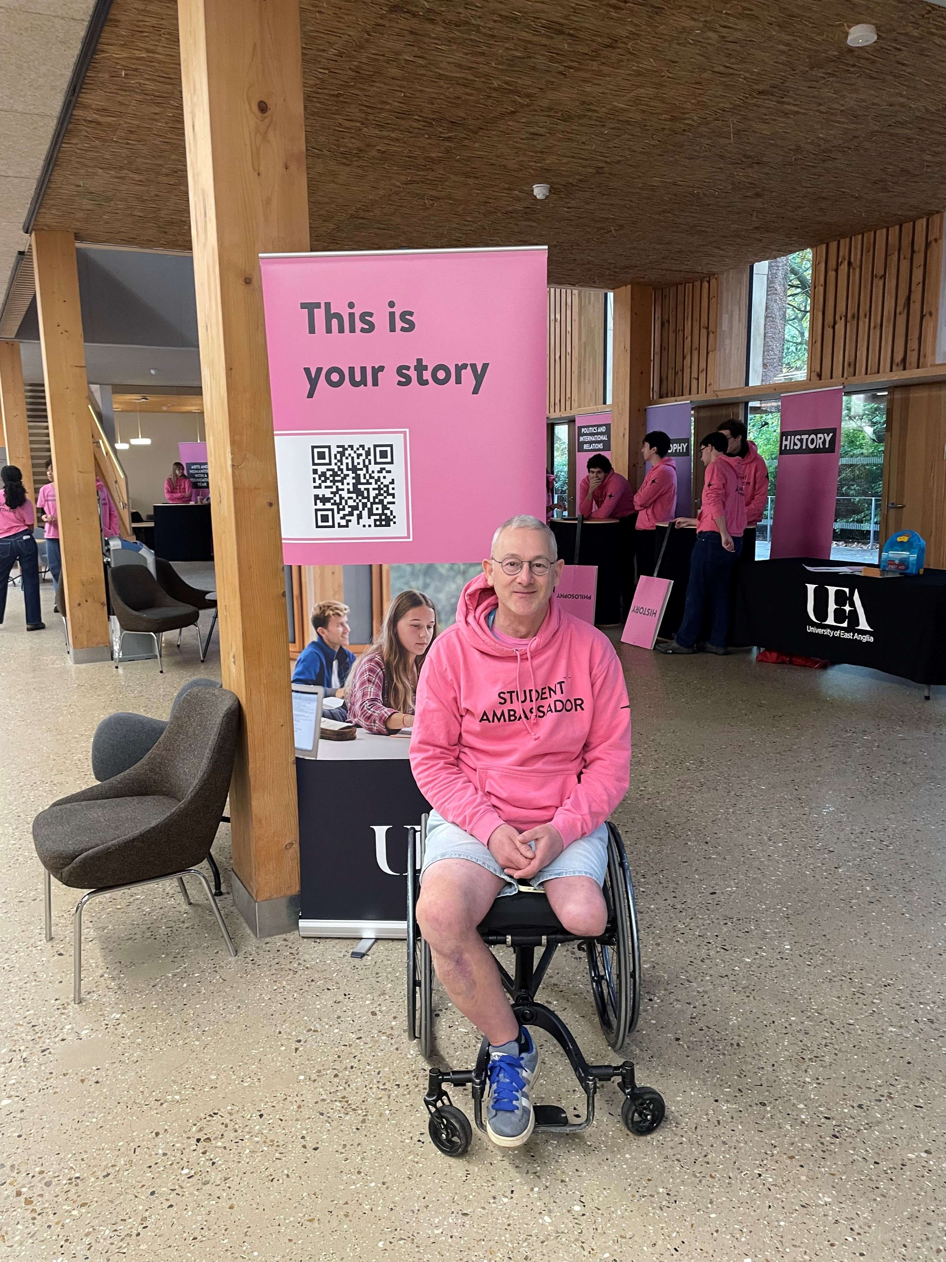 Kevin at welcome week