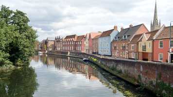 Riverside walk in Norwich