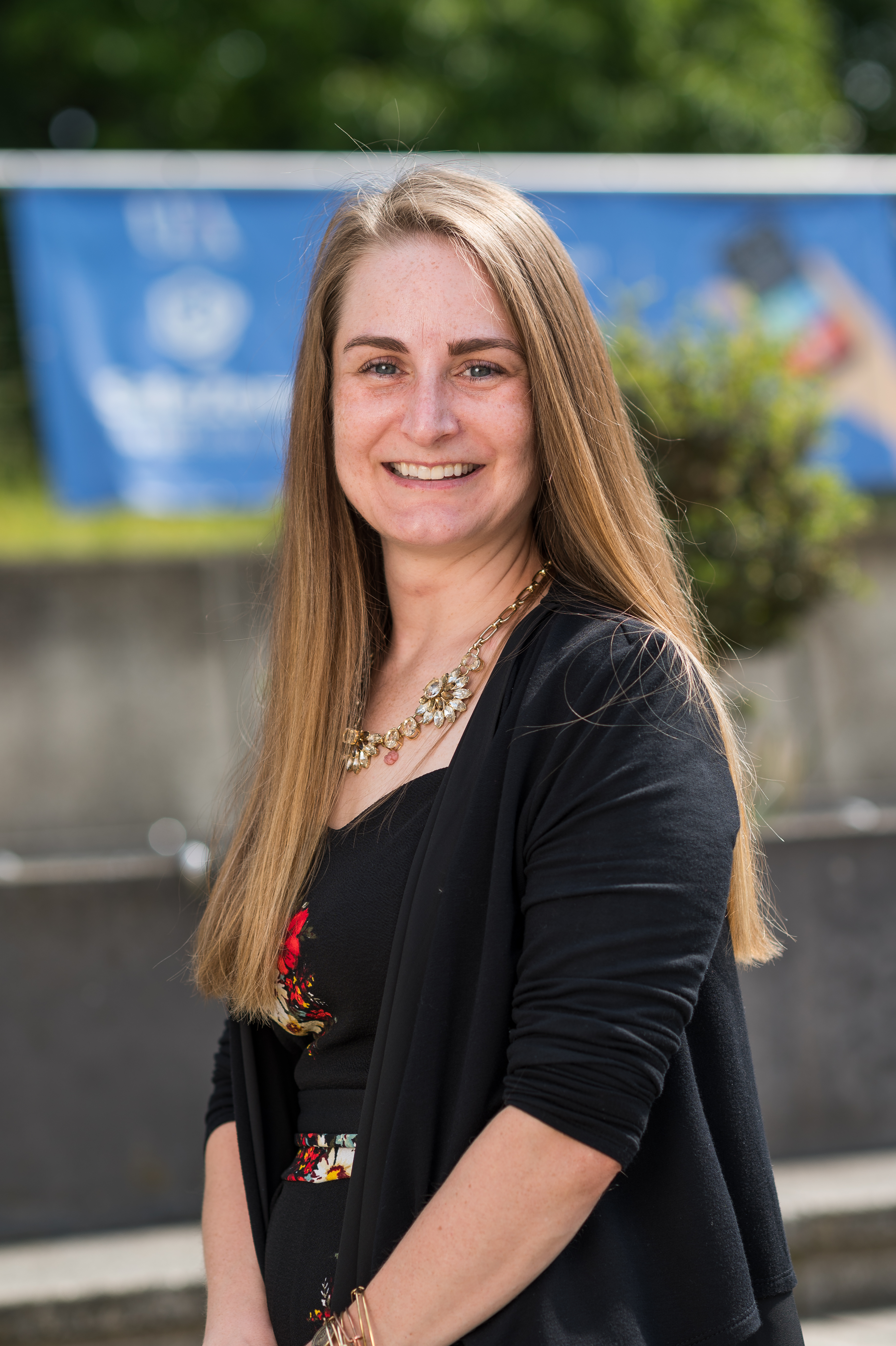 Staff member standing at UEA