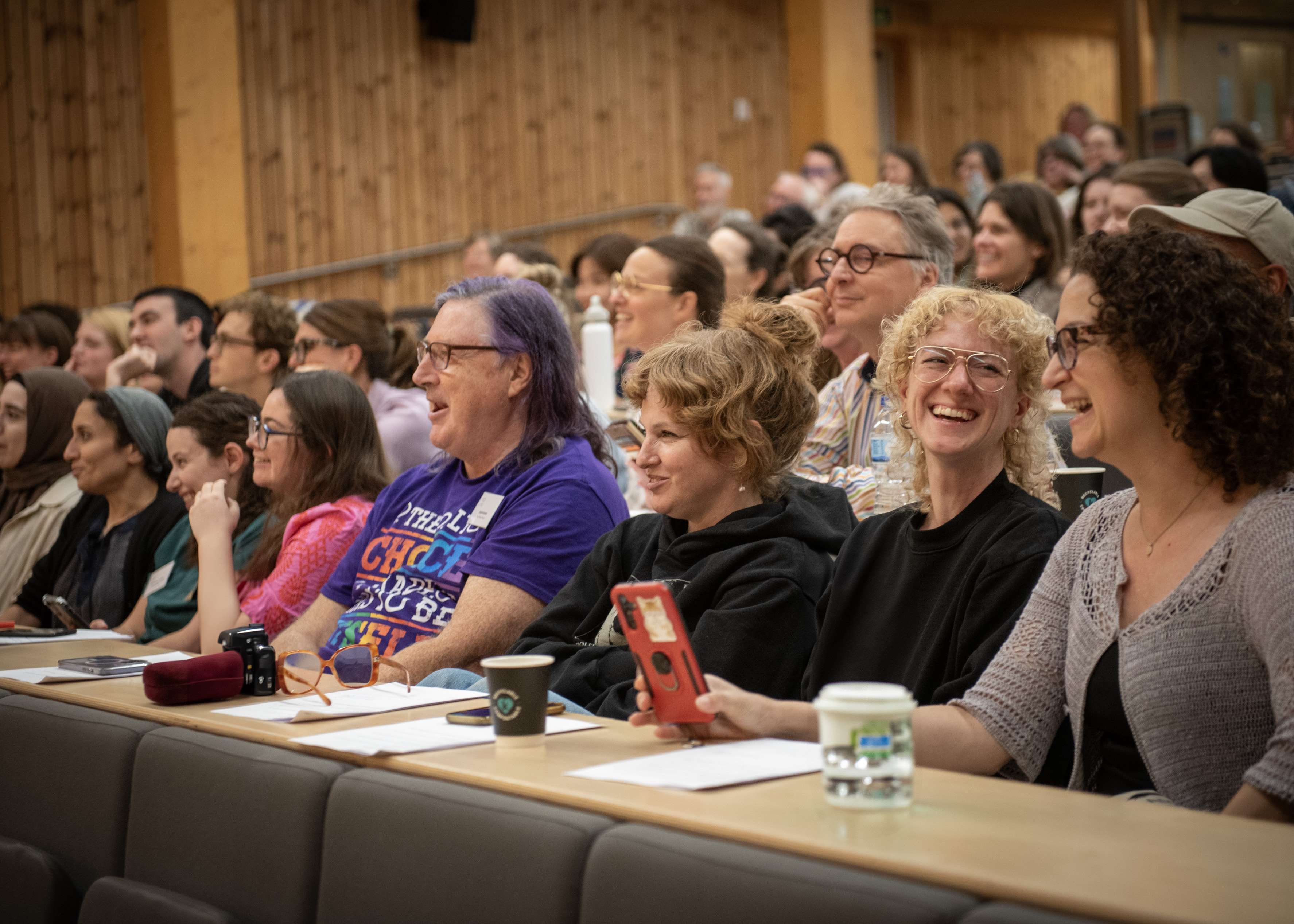 Photo of Summer School translators laughing