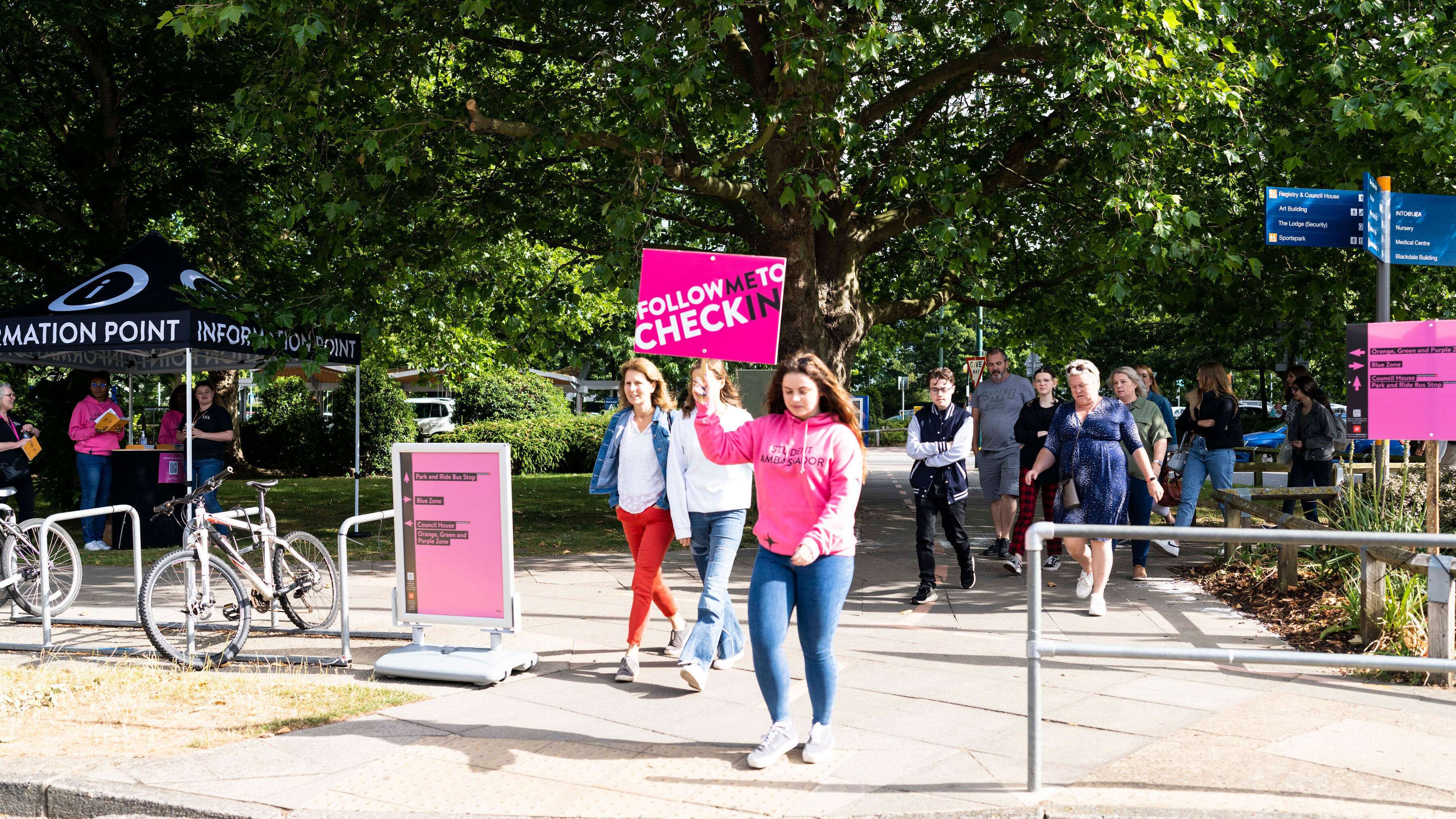 UEA Open Day Check-In